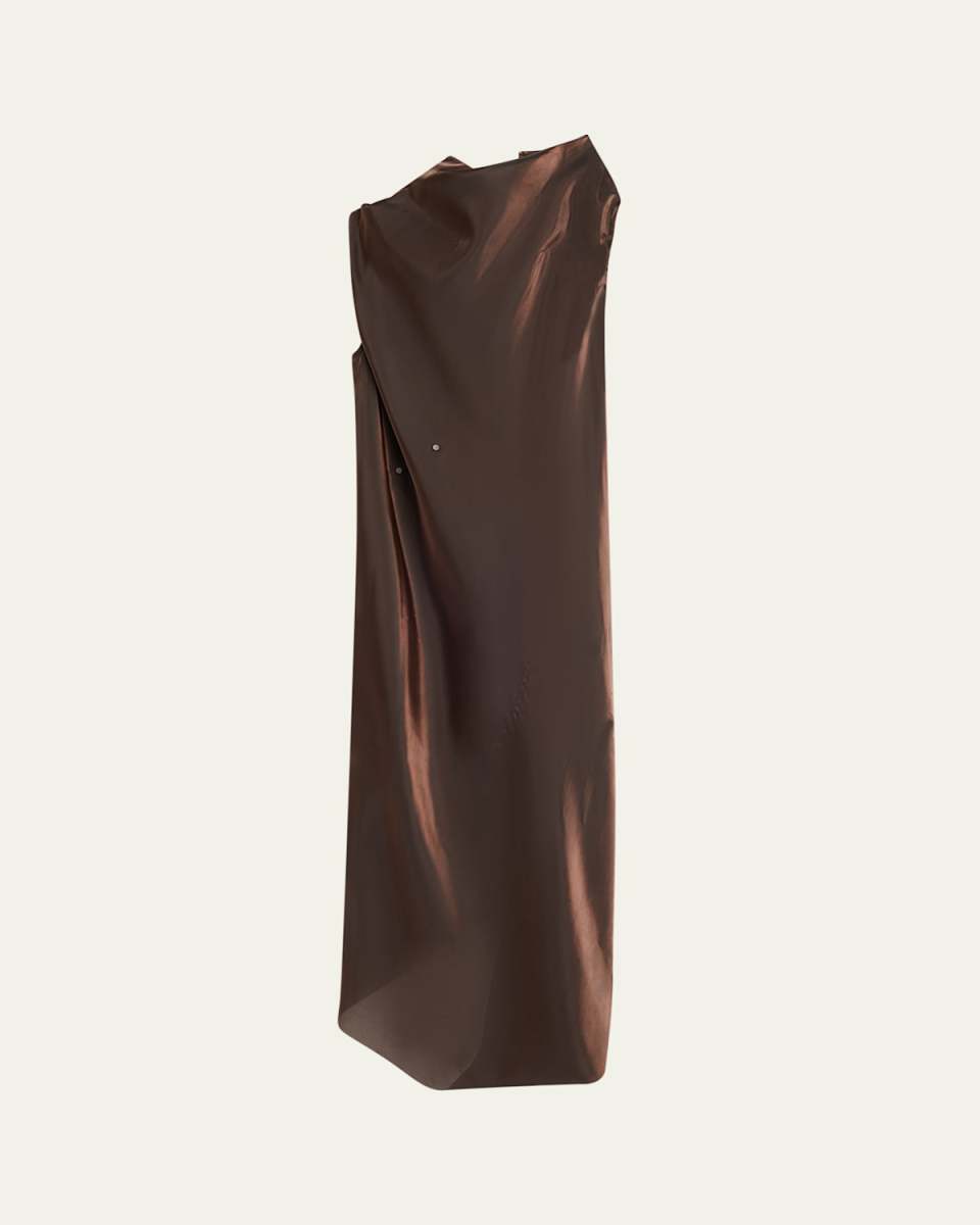 Eau Long Draped Dress